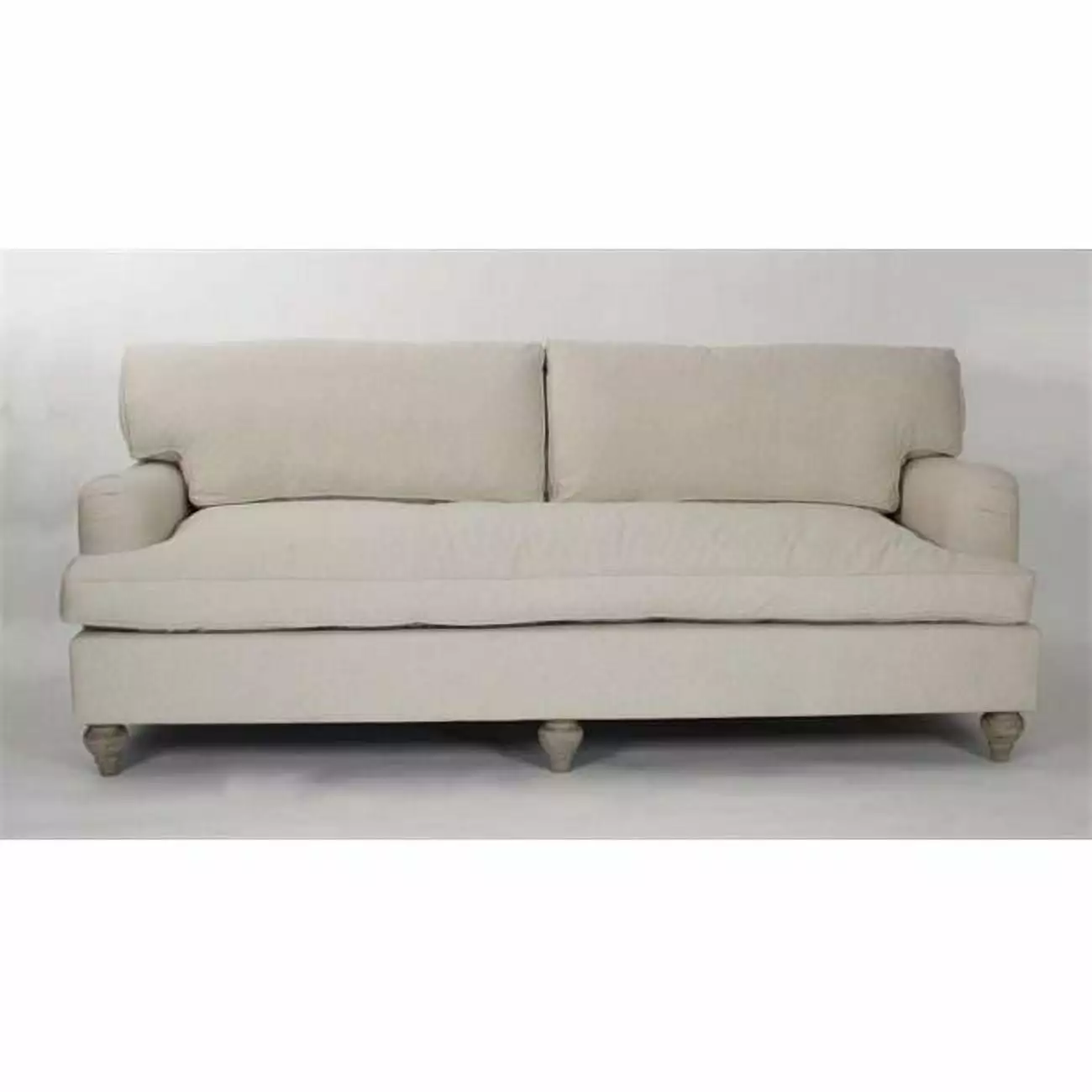 Zentique Ninon Sofa - Cream Cotton 83 x 33 x 39.5 . Modern Couch