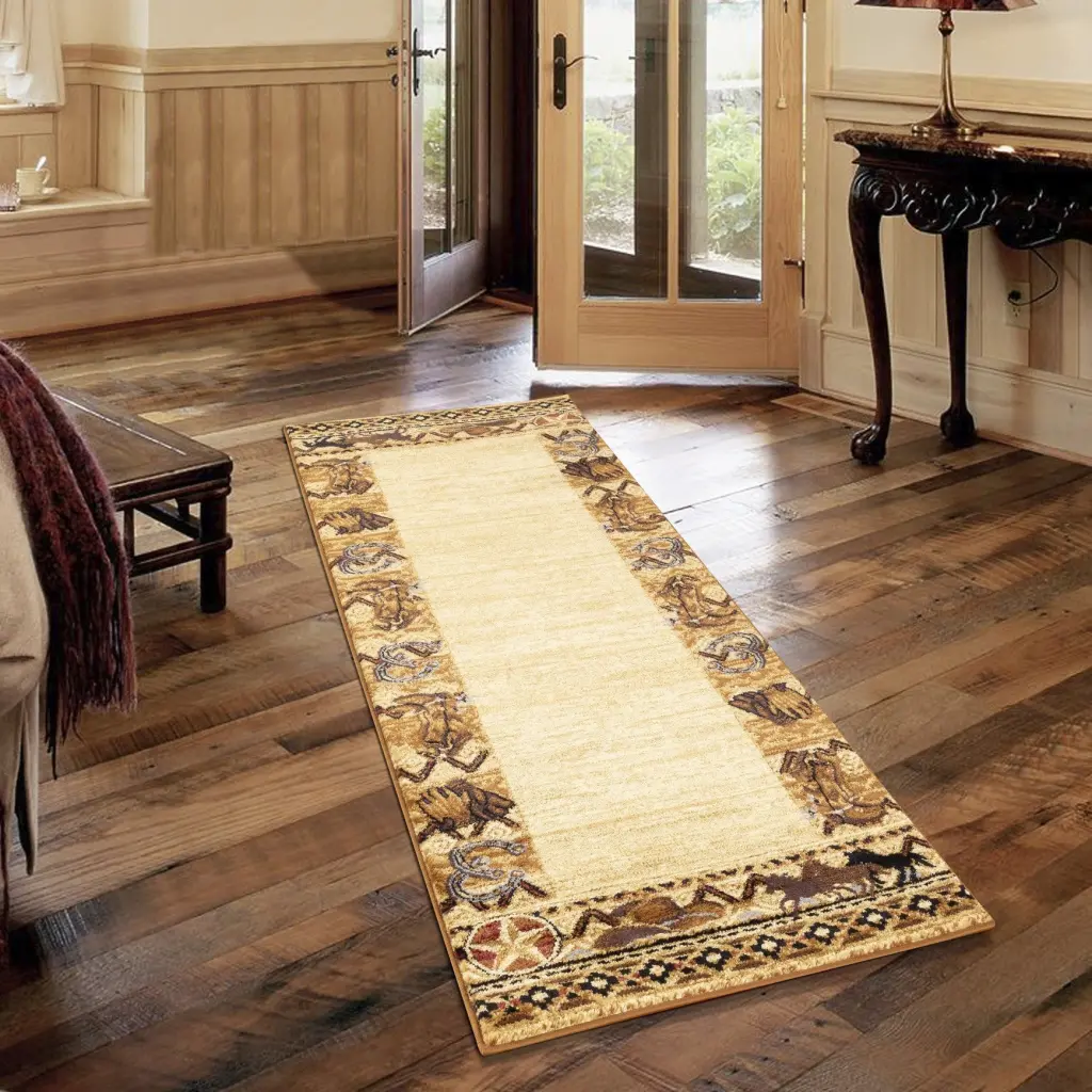 Tribes Gc Yls4011 Beige 2 Ft. 7 . X 7 Ft. 3 . Southwest Area Rug Living Room icona home decor