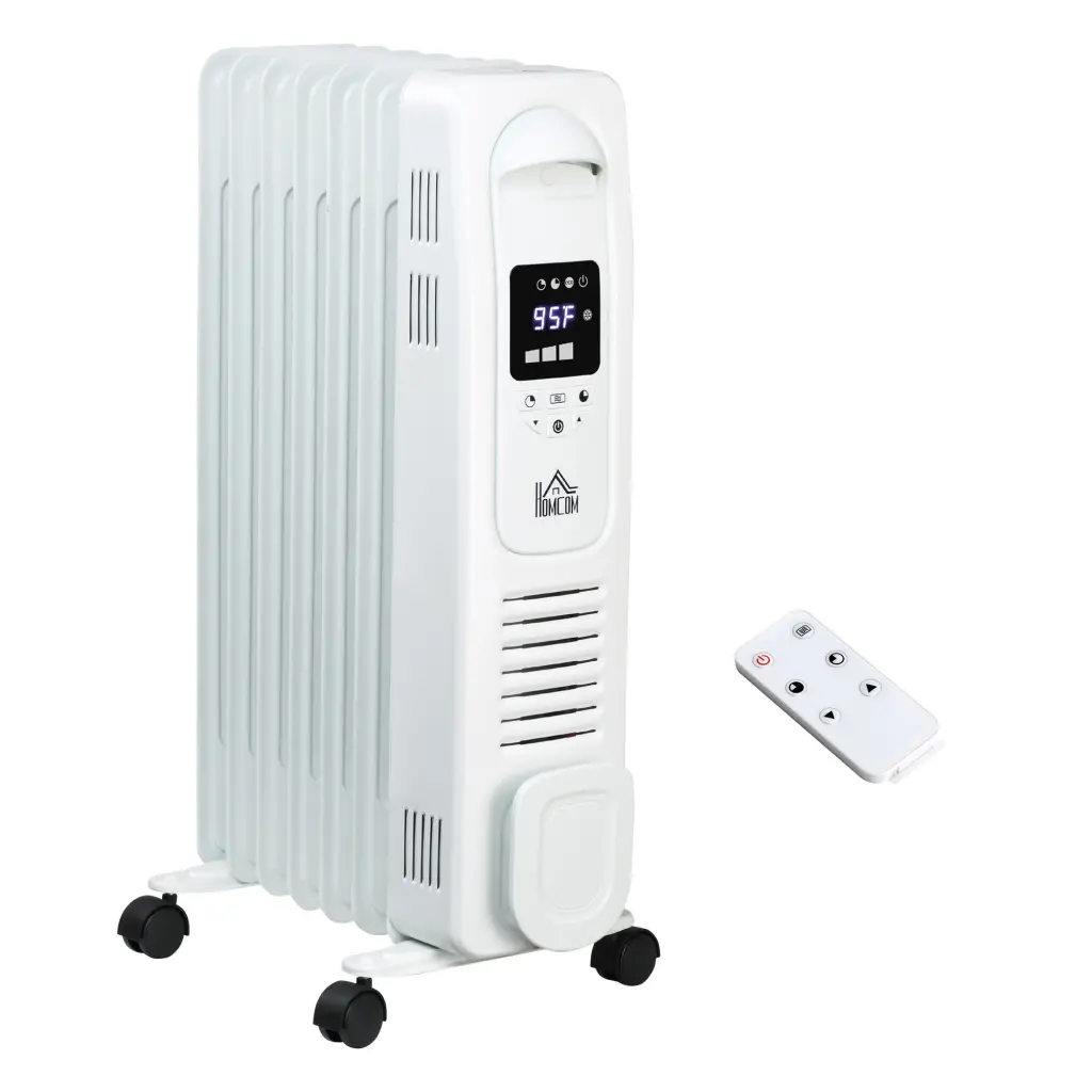 25.25 Inch Freestanding Electric Space Heater 161 Sq Ft 3 Modes aosom business