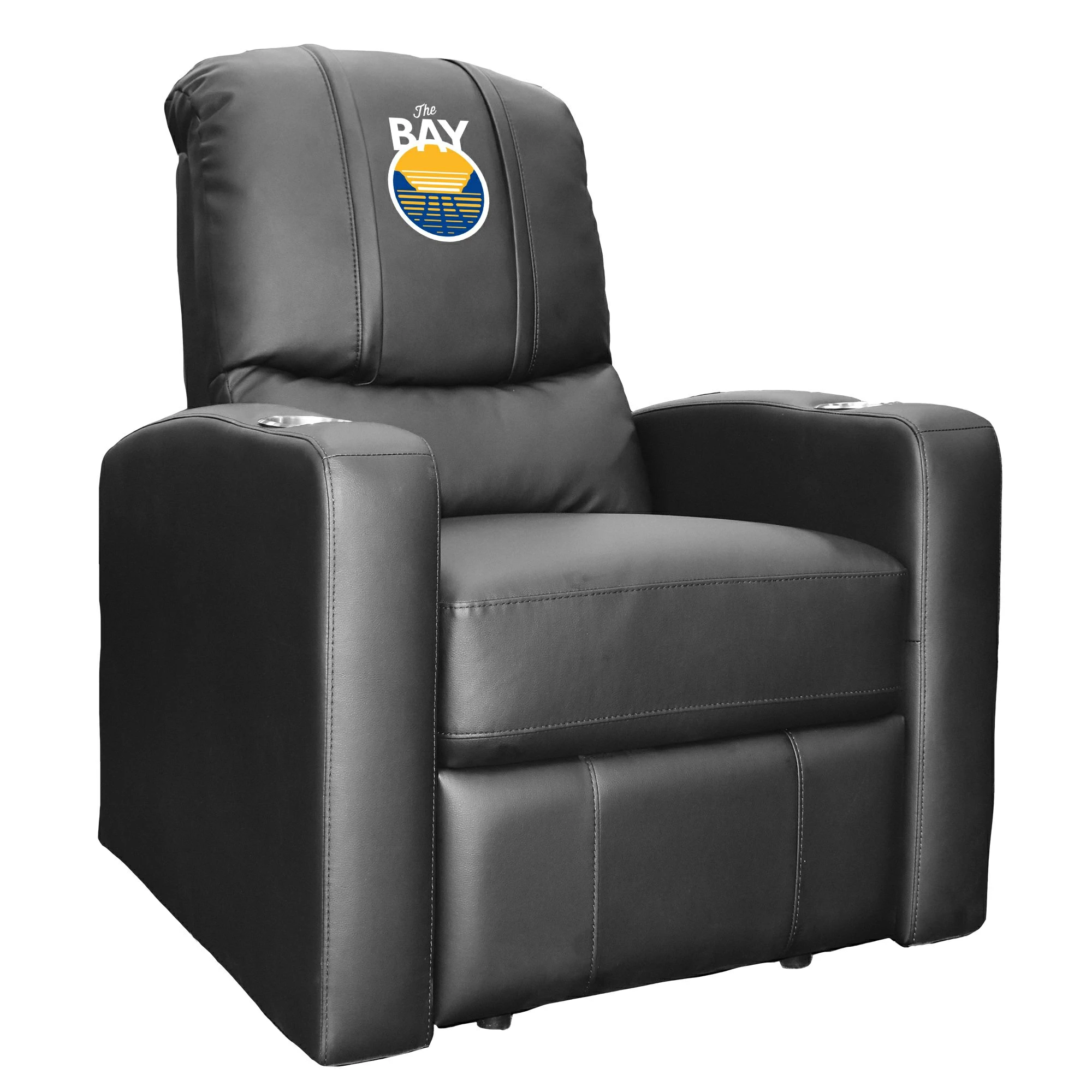 Black Golden State Warriors Team Stealth Manual Recliner NBA Fans DreamSeat