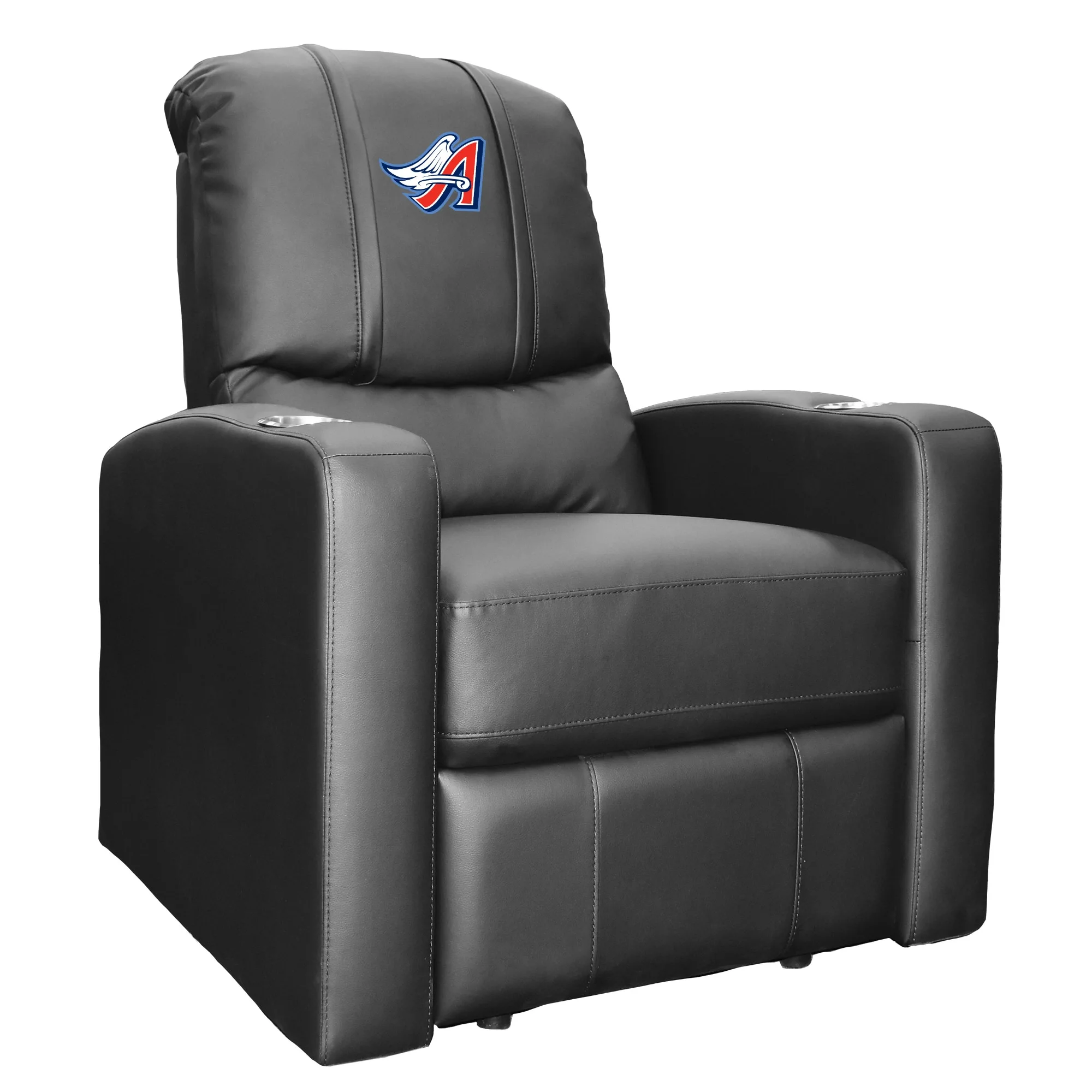 Black Los Angeles Angels Team Stealth Manual Recliner MLB Fans DreamSeat