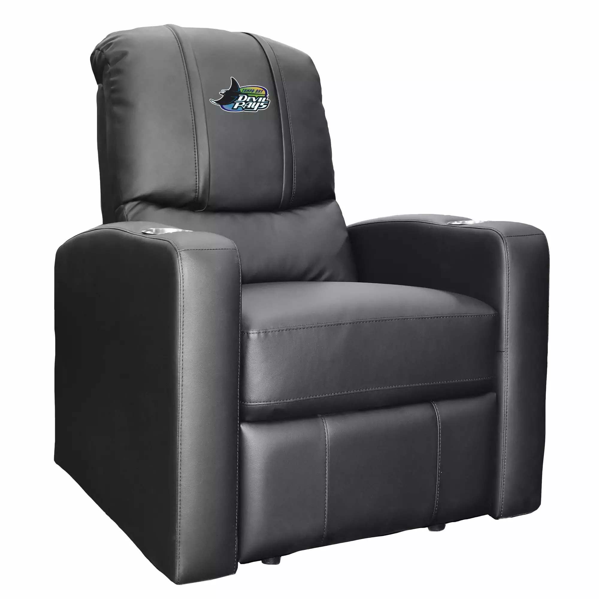 Black Tampa Bay Rays Stealth Manual Recliner MLB Fans DreamSeat