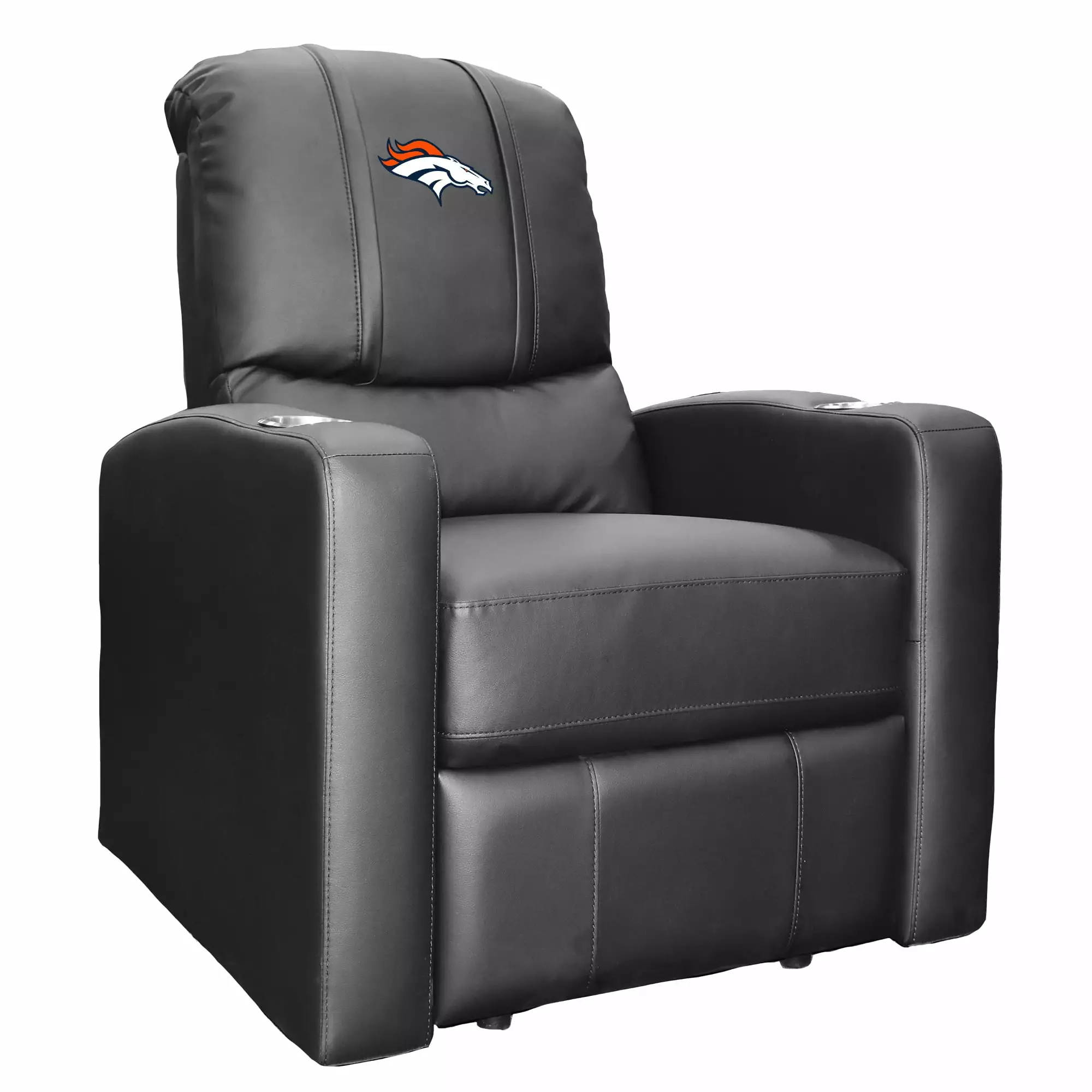 Denver Broncos Primary Logo Stealth Recliner Zipper System - NFL Fan Furniture DreamSeat