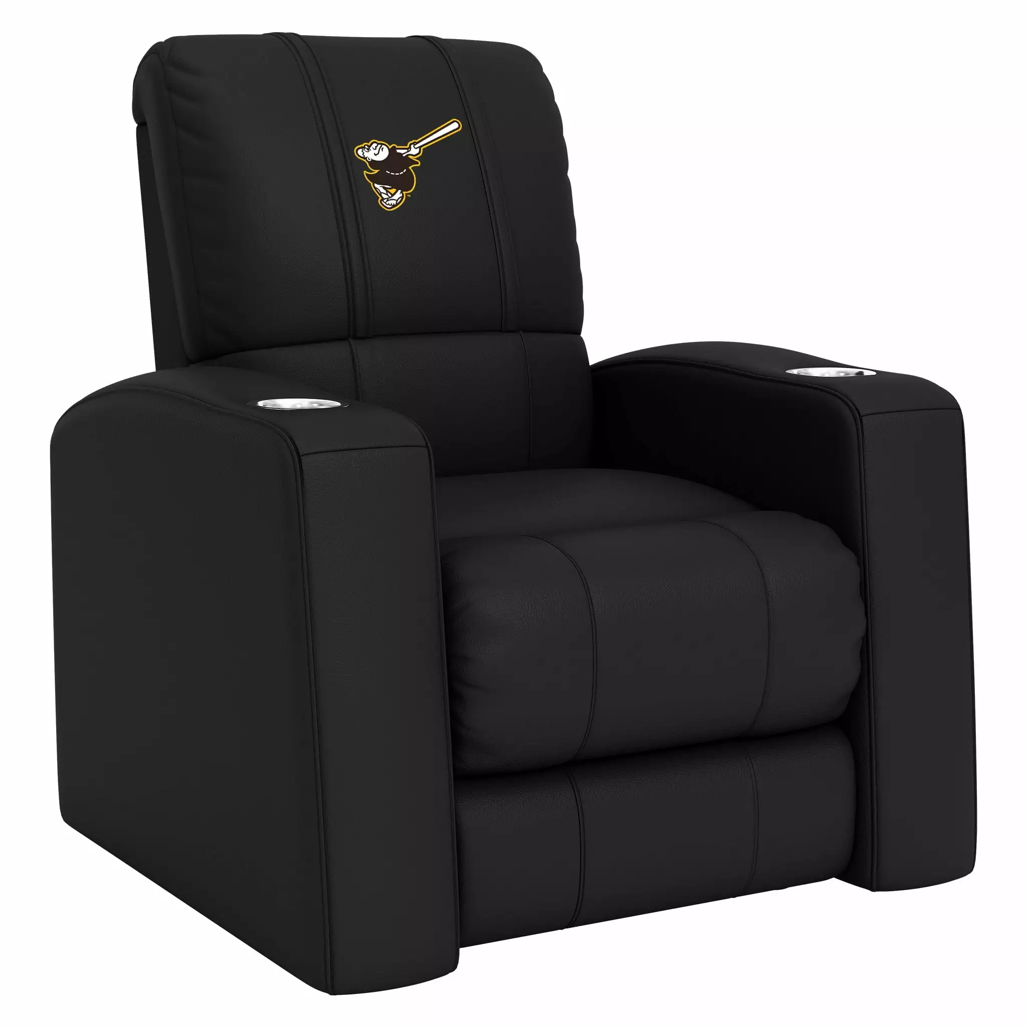 DreamSeat Relax Black Recliner Embroidered San Diego Padres Secondary Logo