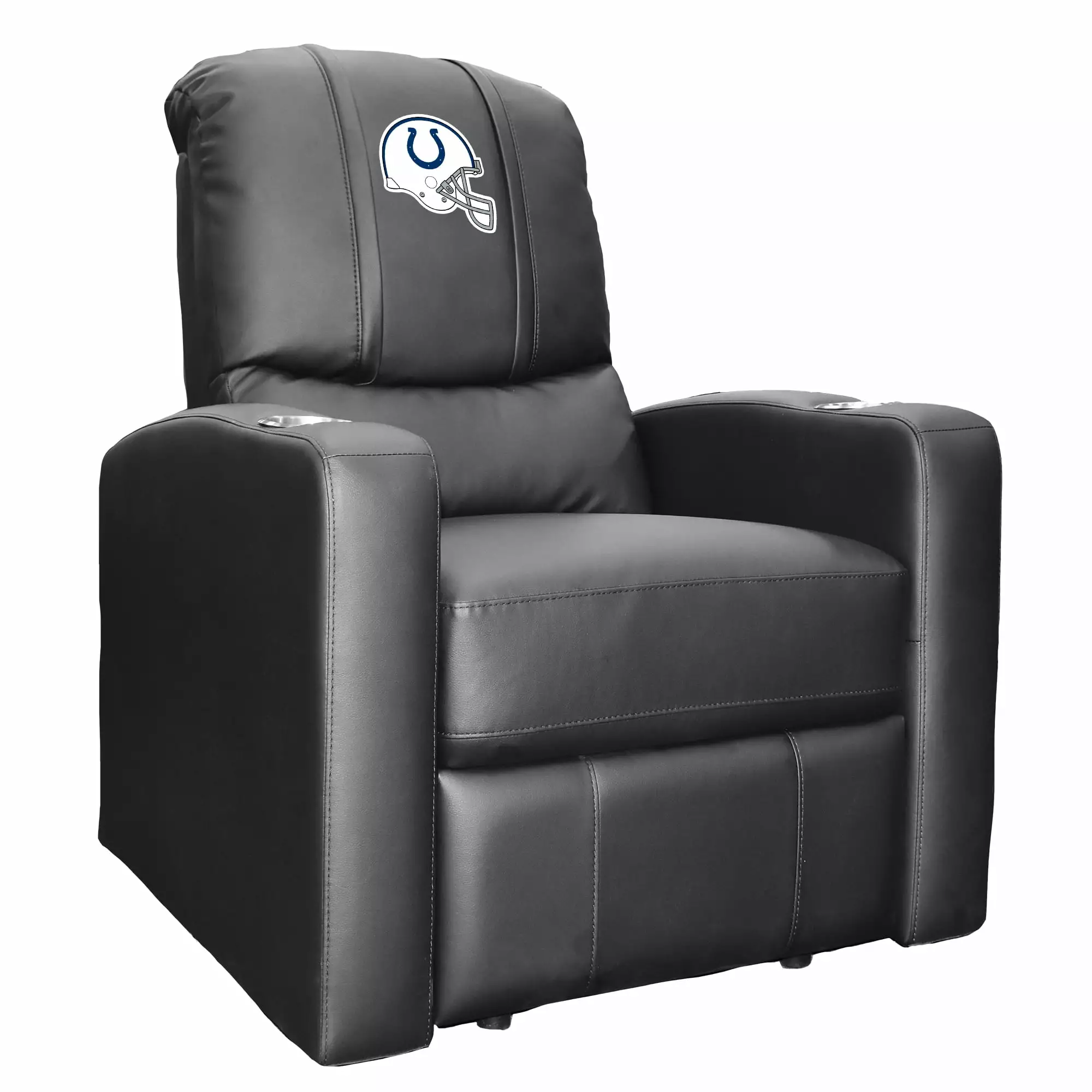 Indianapolis Colts Helmet Logo Stealth Recliner Zipper System - NFL Team Furniture DreamSeat