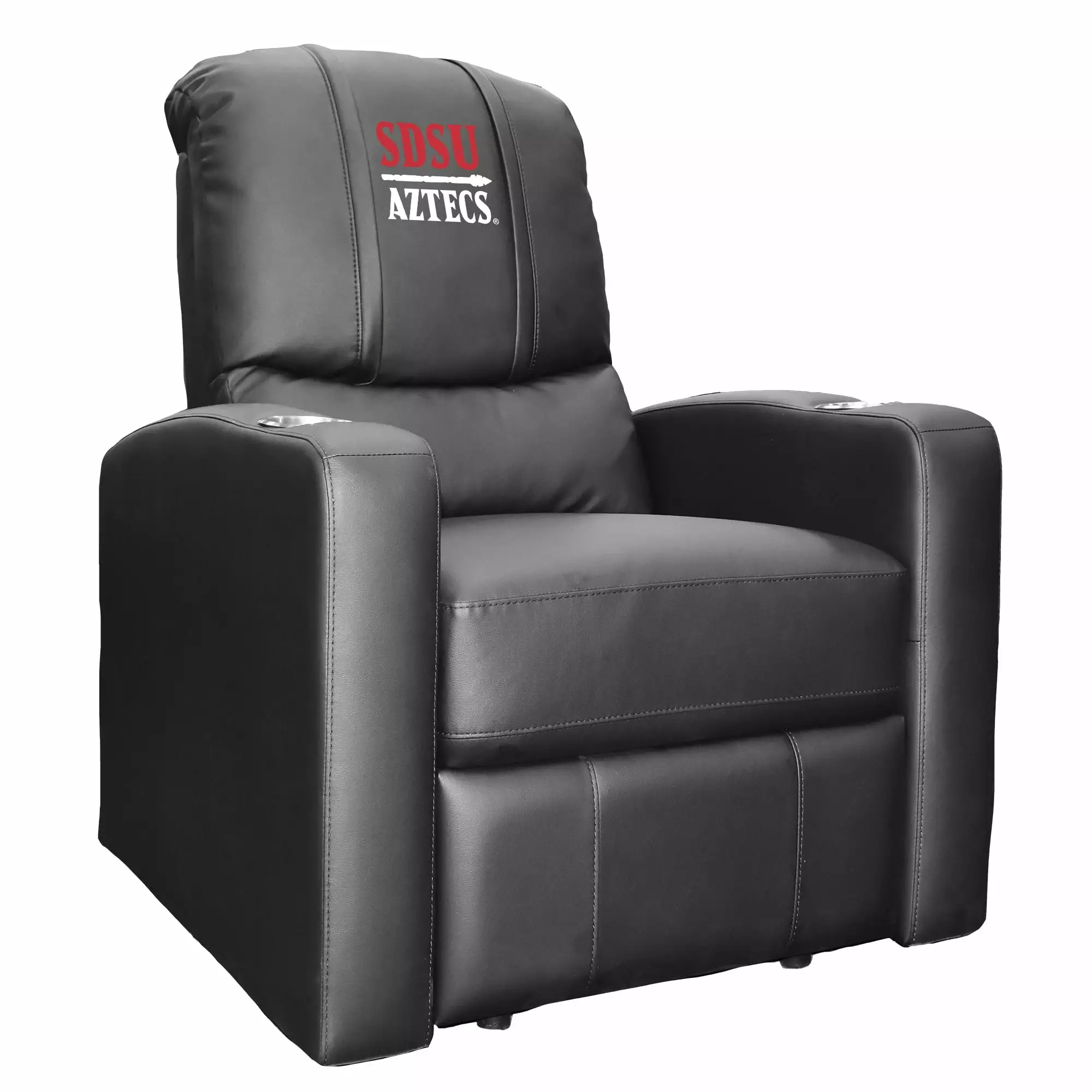 San Diego State Secondary Logo Stealth Recliner Zipper System Comfort and Style DreamSeat