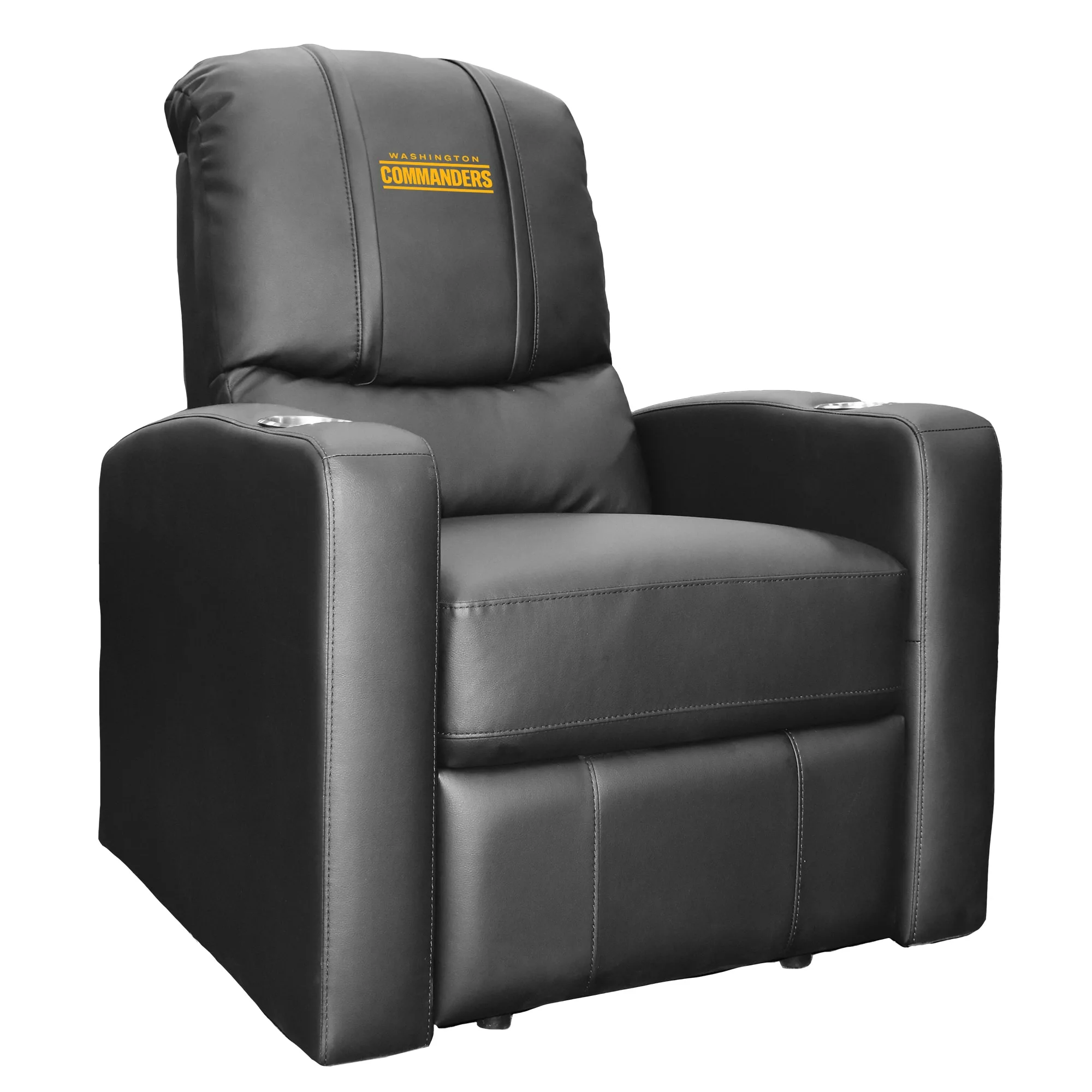 Washington Commanders Wordmark Logo Stealth Recliner Zipper System - Official NFL Team Furniture DreamSeat