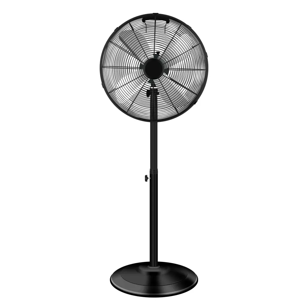 16 Inch High Velocity Stand Fan Adjustable Heights 75 Degree Oscillating Fan w1134dhs