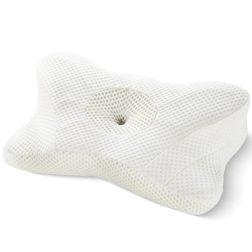 Sleeping Pillow - Neck Support Pillow, White, 1 Piece Bedding w2201