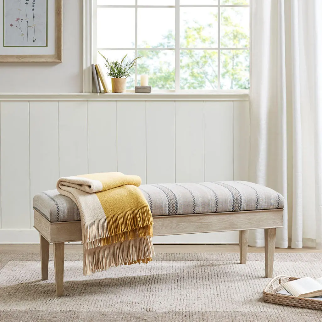Soft Close Storage Bench Beige Multi Wood Entryway Bench Seat jla