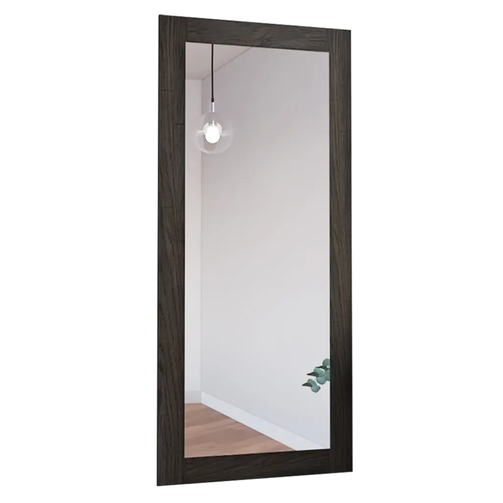 Kansas Linen Cabinet Three Shelves One Cabinet Black MDF Engineered Storage Furniture fm furniture