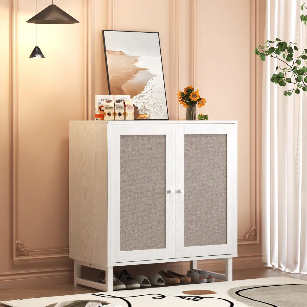 Storage Cabinet Doors Sideboard Buffet Cabinet Accent Cabinet Living Room jhomier furniture