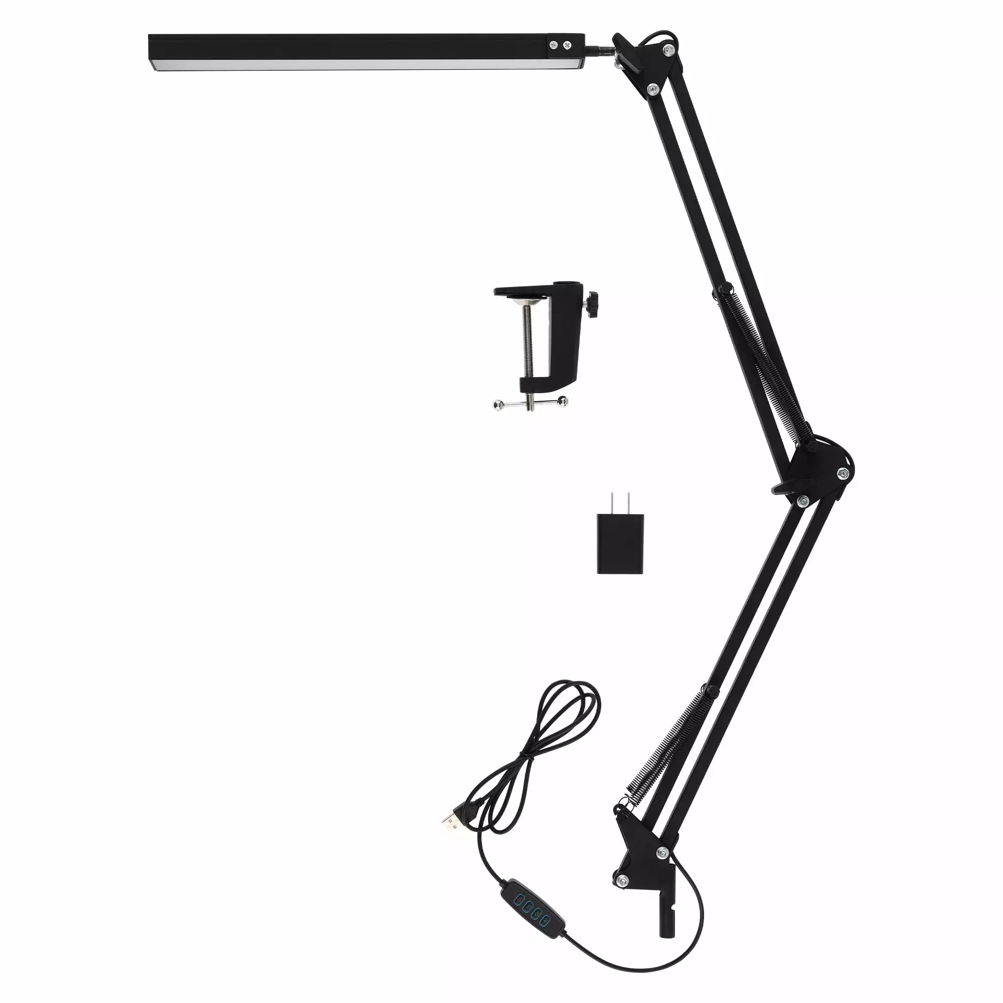 Acurit LED Swing Arm Desk Lamp Flexible Durable Desk Lamp Offices Desks Workspace Artists Vloggers