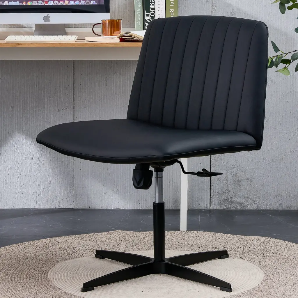 Black High Grade PU Material Home Computer Chair Office Chair Adjustable droom w-1151