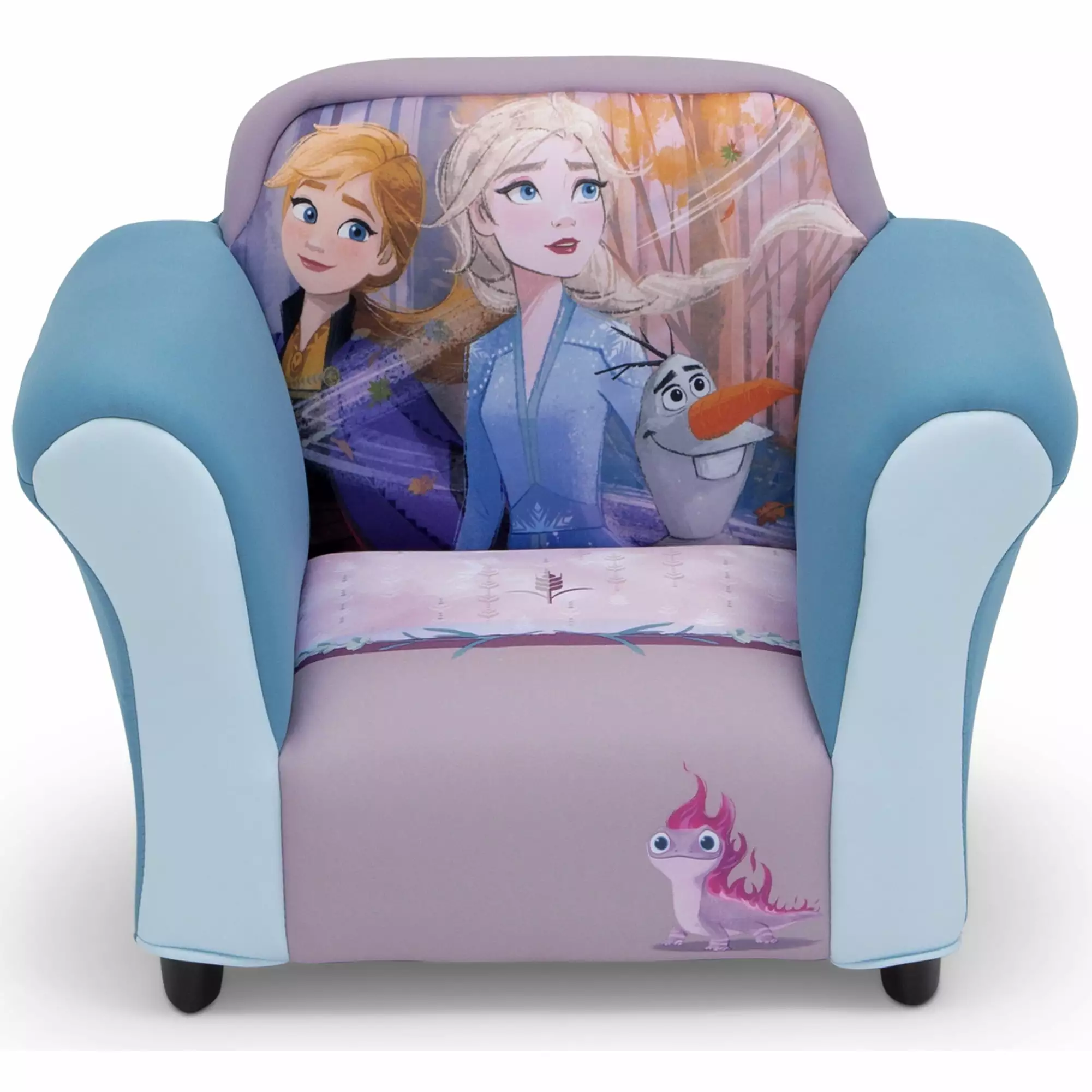 Disney Frozen II Upholstered Chair Sculpted Plastic Frame Delta Children