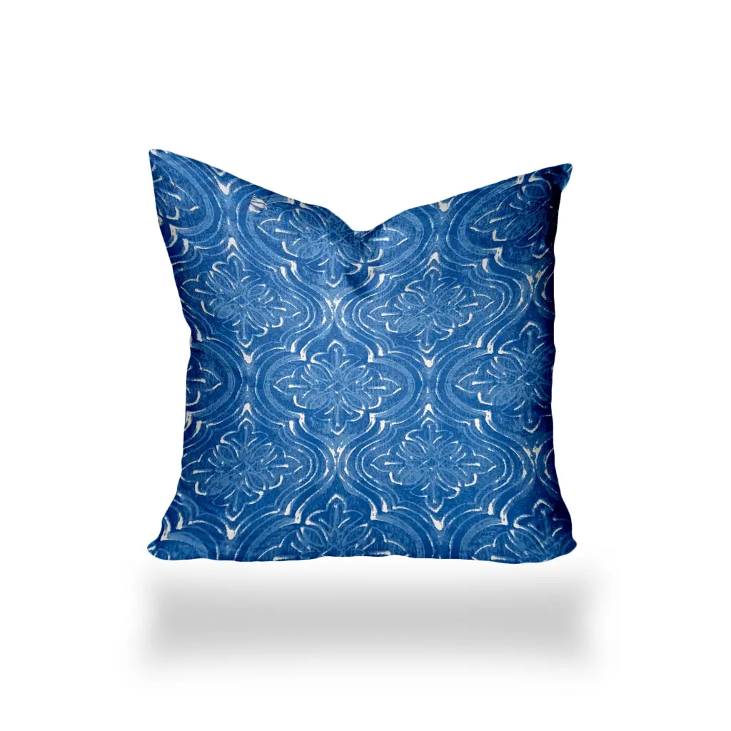 Atlas Indoor Outdoor Soft Royal Pillow Envelope Cover Only 17X17 Multicolor usa made pillow and pouf