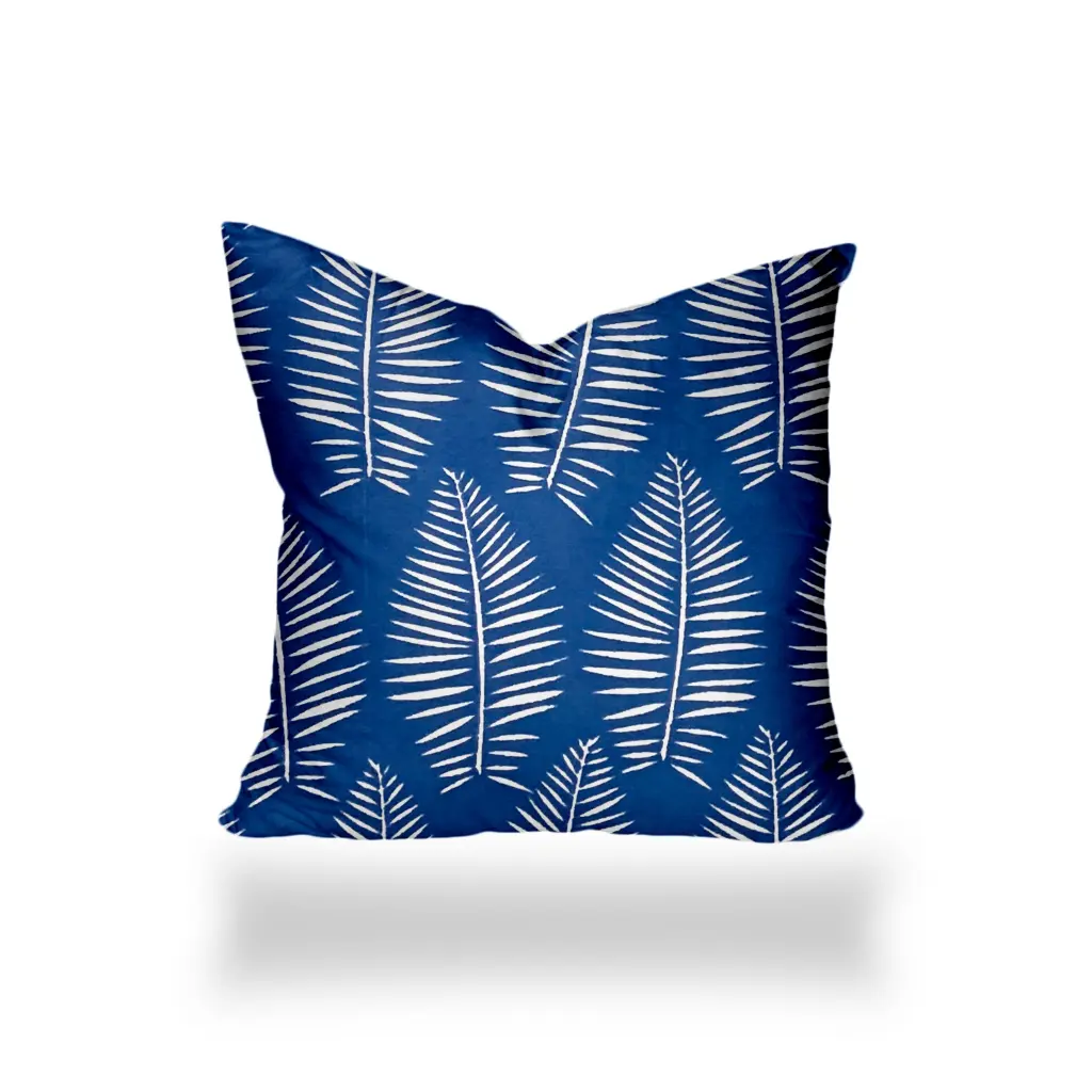 Breezy Indoor Outdoor Soft Royal Pillow Zipper Cover 12x12 Multicolor usa made pillow and pouf