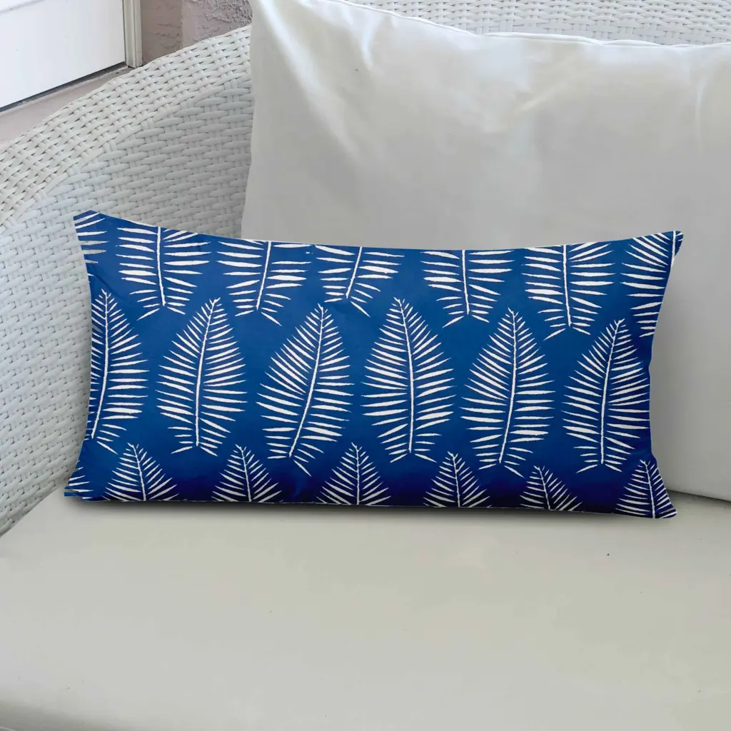 Breezy Indoor Outdoor Soft Royal Pillow Envelope Cover Only 12X24 Multi Use usa made pillow and pouf