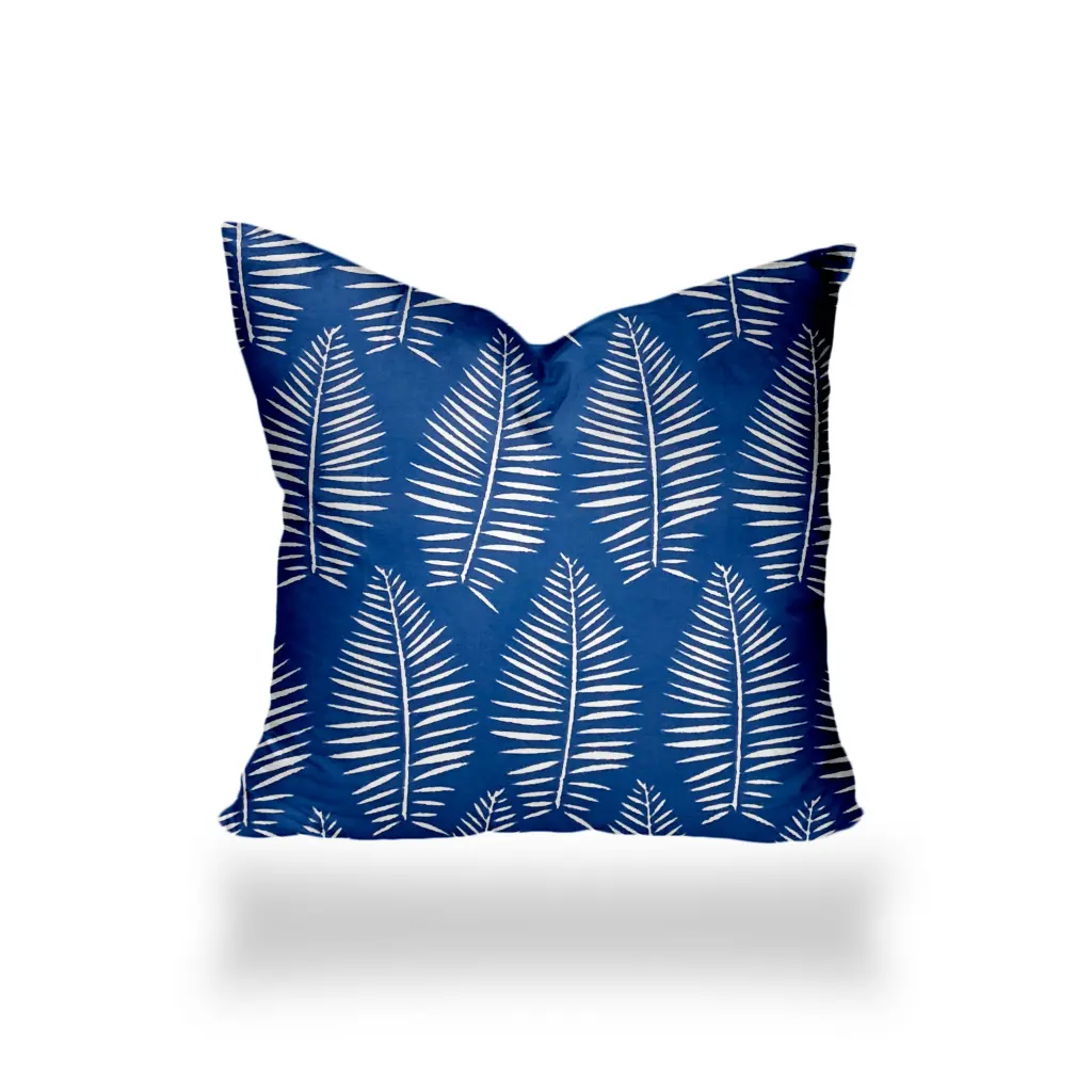 Breezy Indoor Outdoor Soft Royal Pillow Zipper Cover Insert 17X17 usa made pillow and pouf