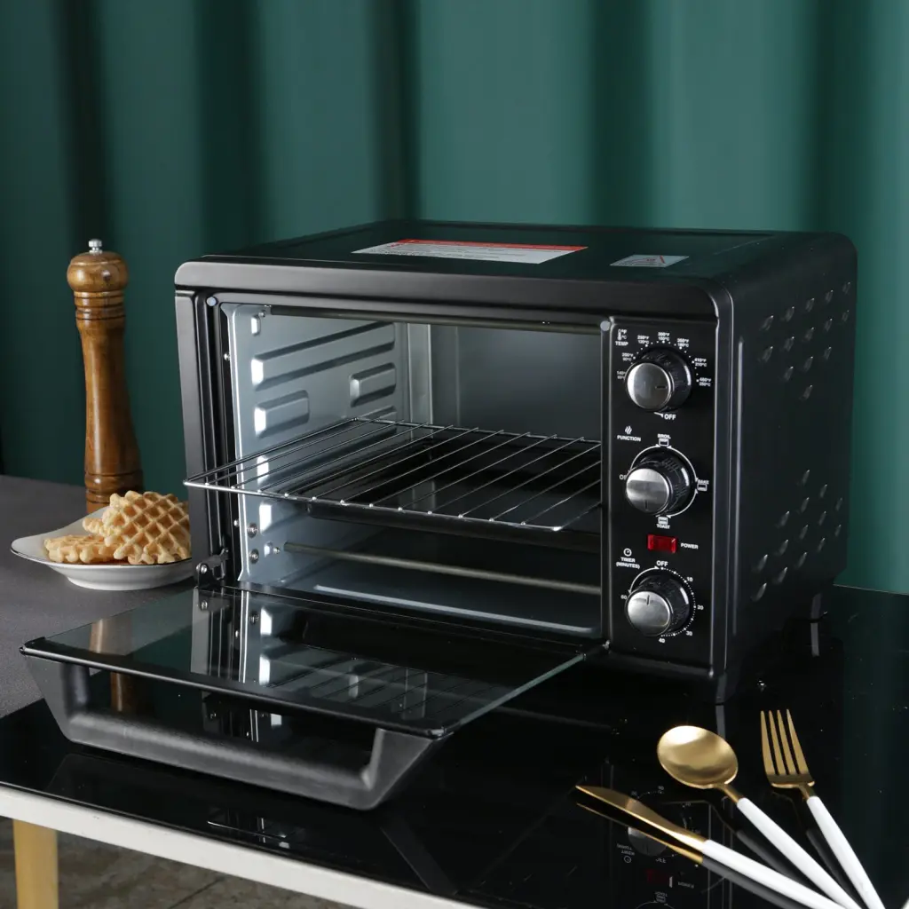 Effortless Deluxe Toaster Oven 20 Litres Capacity Space Saving w1134dhs