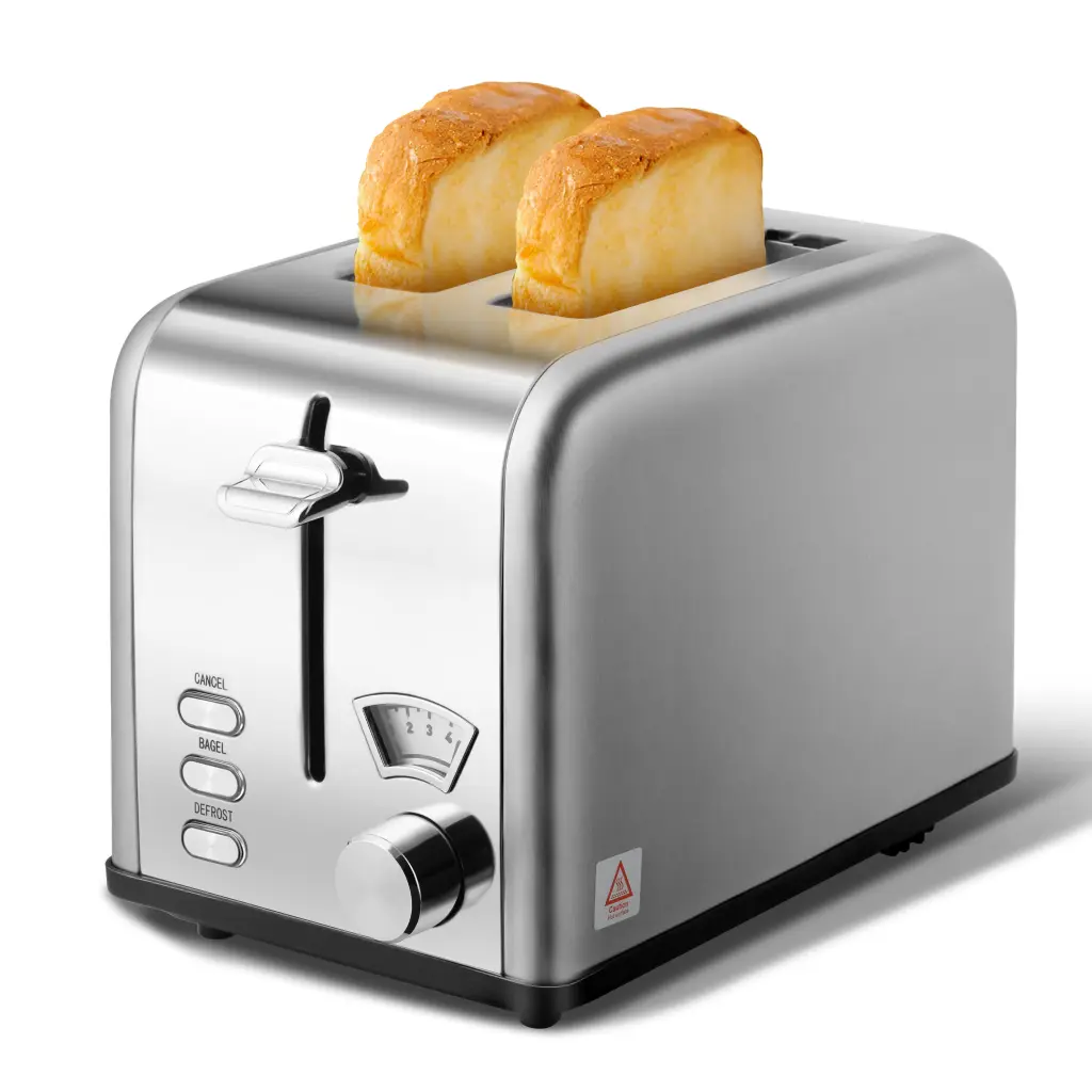 2 Slice Toaster 1.5 Inch Wide Slot 5 Browning Setting and 3 Functions w1134dhs