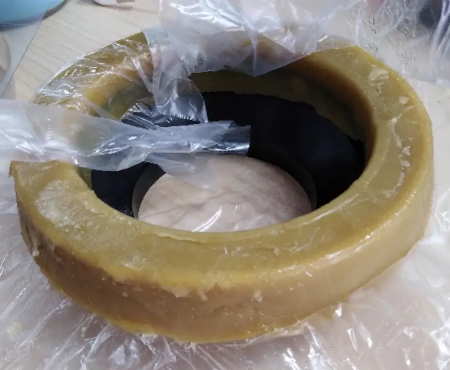 Wax Ring White Chrome Toilet Seal clovis