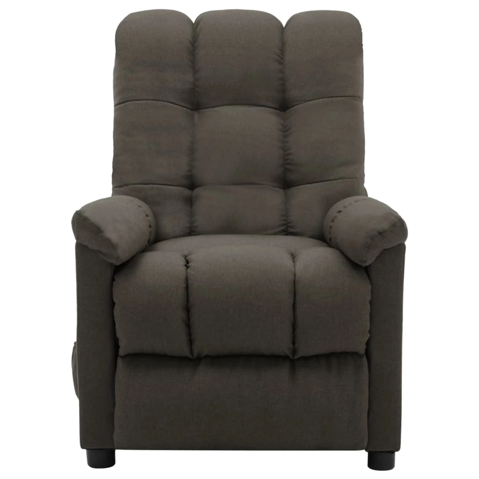 Andoer Taupe Fabric Adjustable Recliner Chair Elderly - 29.1x39 Inches - Living Room Sofa Chair
