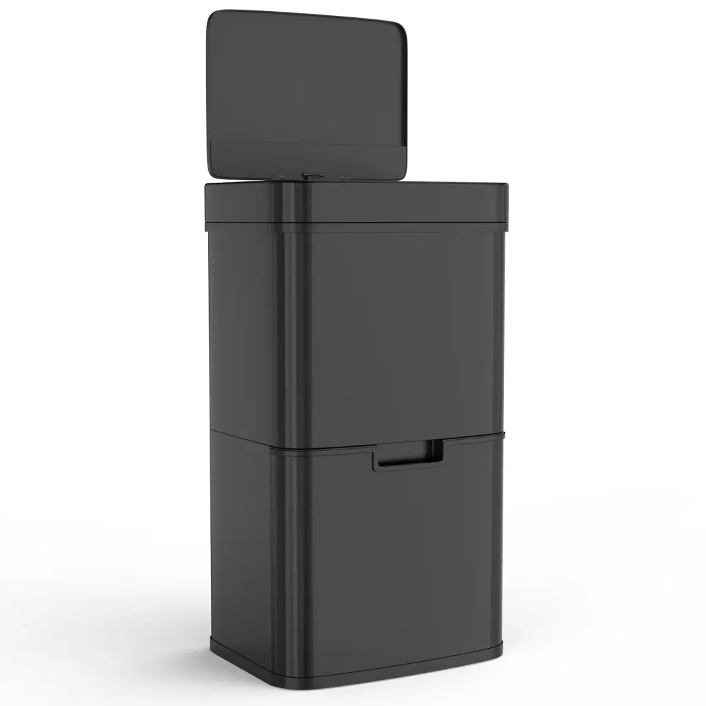Trash Can Lid PJ62LSD 802 B LKJ Black ABS Steel Q235 like it