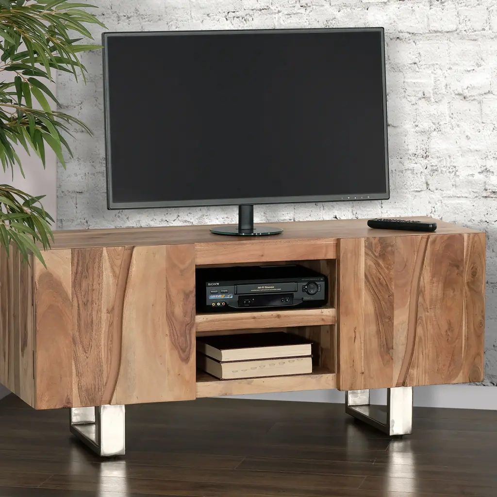 53 Inch Solid Acacia Wood TV Stand Media Console TVs Up To 60 Inches kanepe