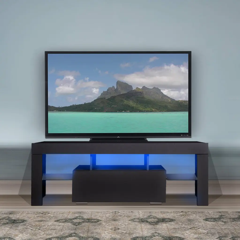 TV Stand Storage 43 Inch LED Modern TV Media Console Entertainment Center rnb