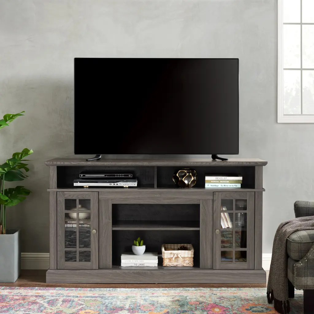 Timeless TV Media Stand Modern Entertainment Console TVs Up to 65 Inches rnb