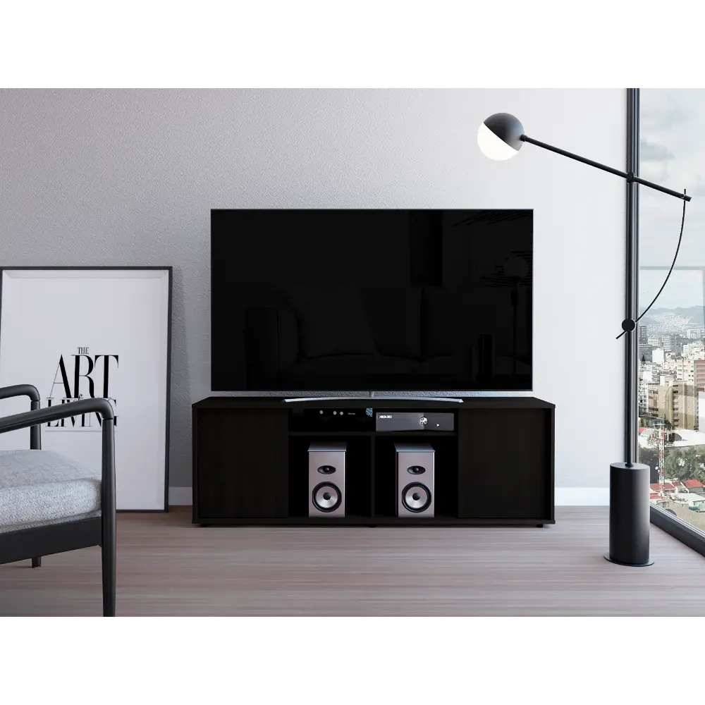 Dallas TV Stand TVs Up to 55 Inches Two Cabinets and Single Door rta mubles colombia