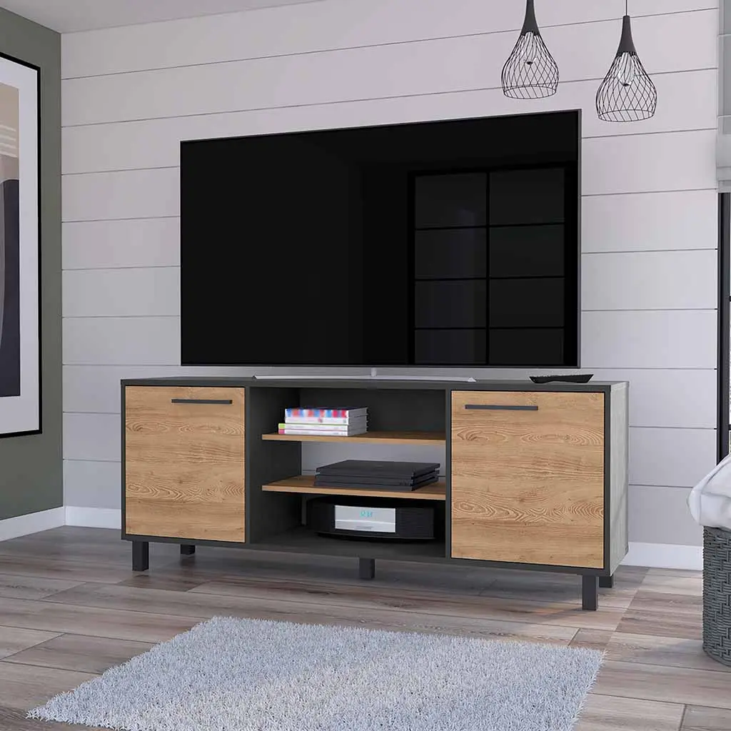 Washington TV Stand 7 Cubby TVs Up to 65 Inch Multicolor Living Room rta mubles colombia