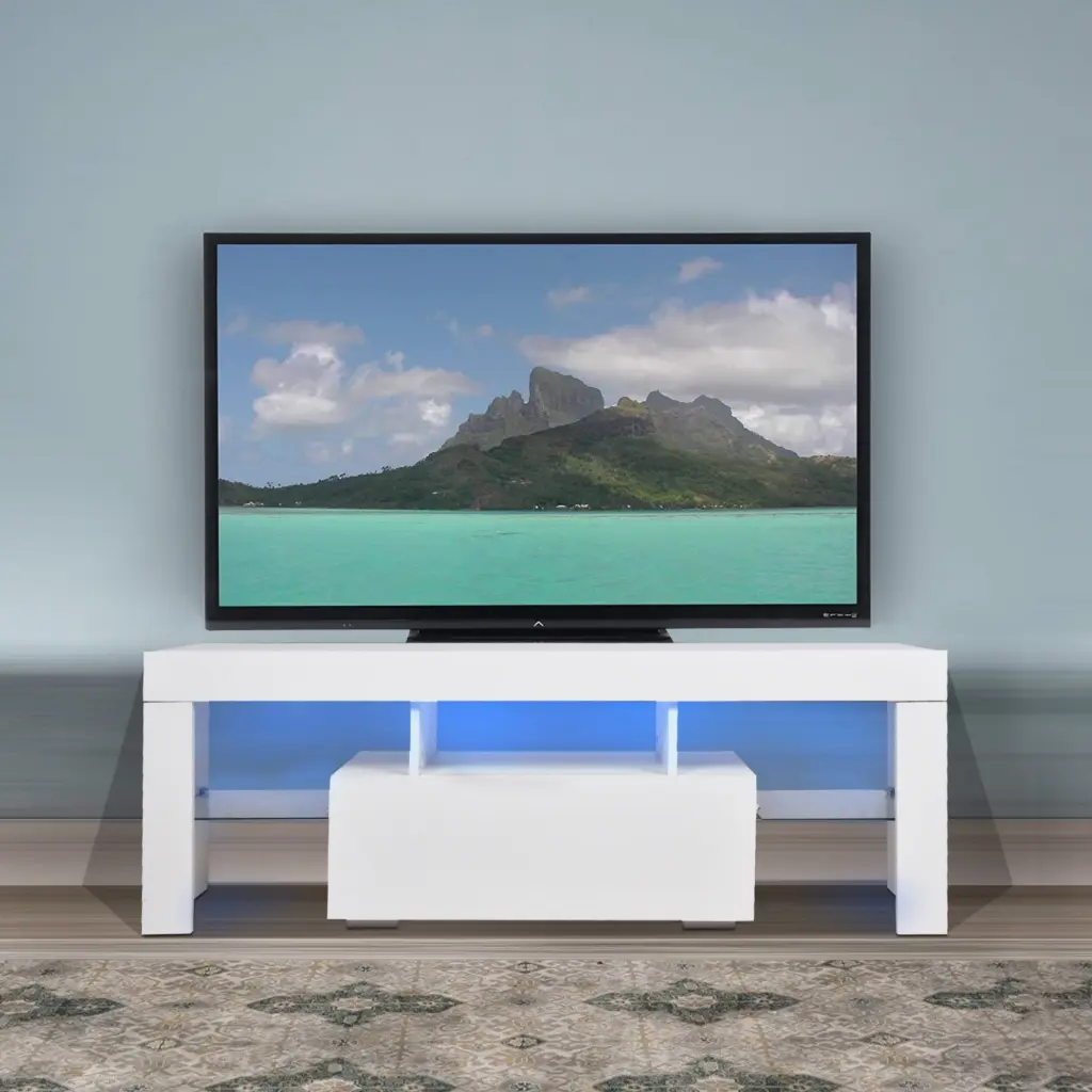 LED TV Stand Televisions Up To 55 Inches Modern Entertainment Center Media Console rnb