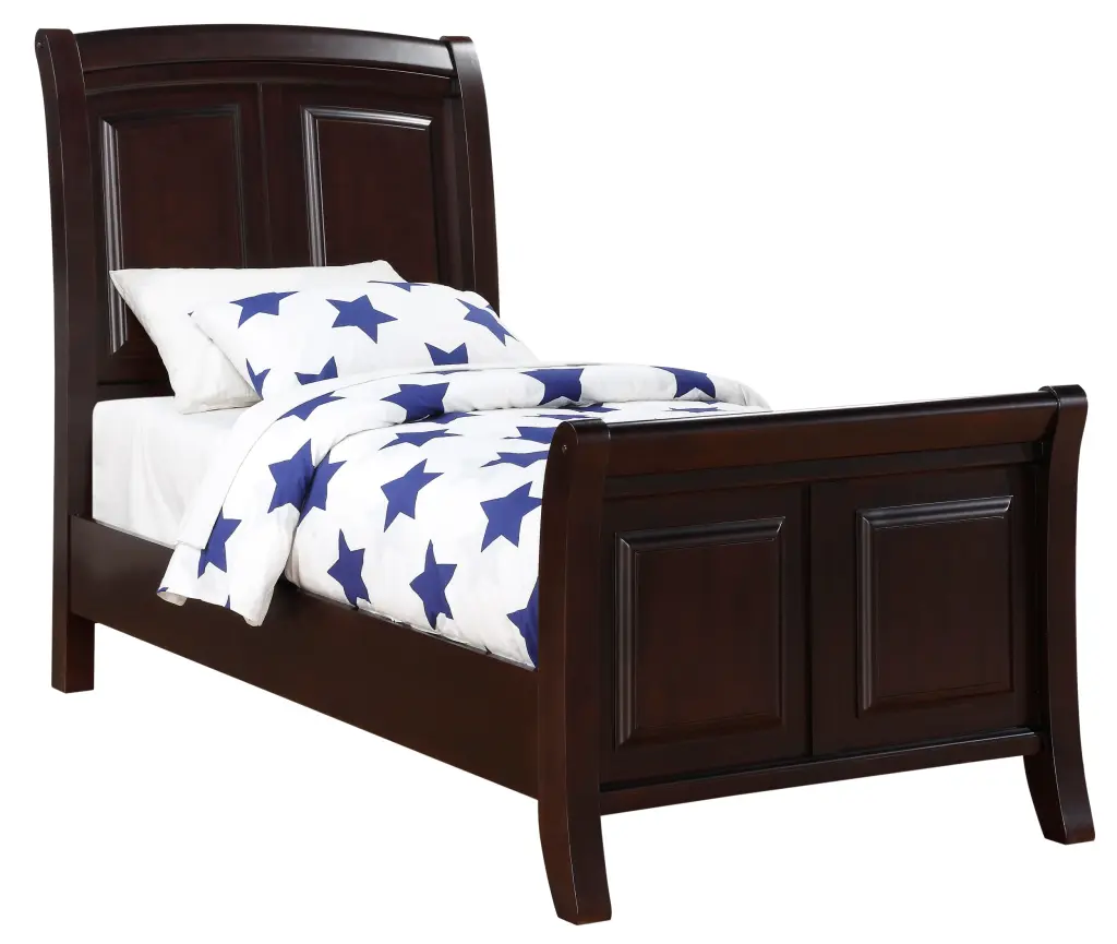 Ashford G9800A Twin Bed Cappuccino Wood Finish glory furniture