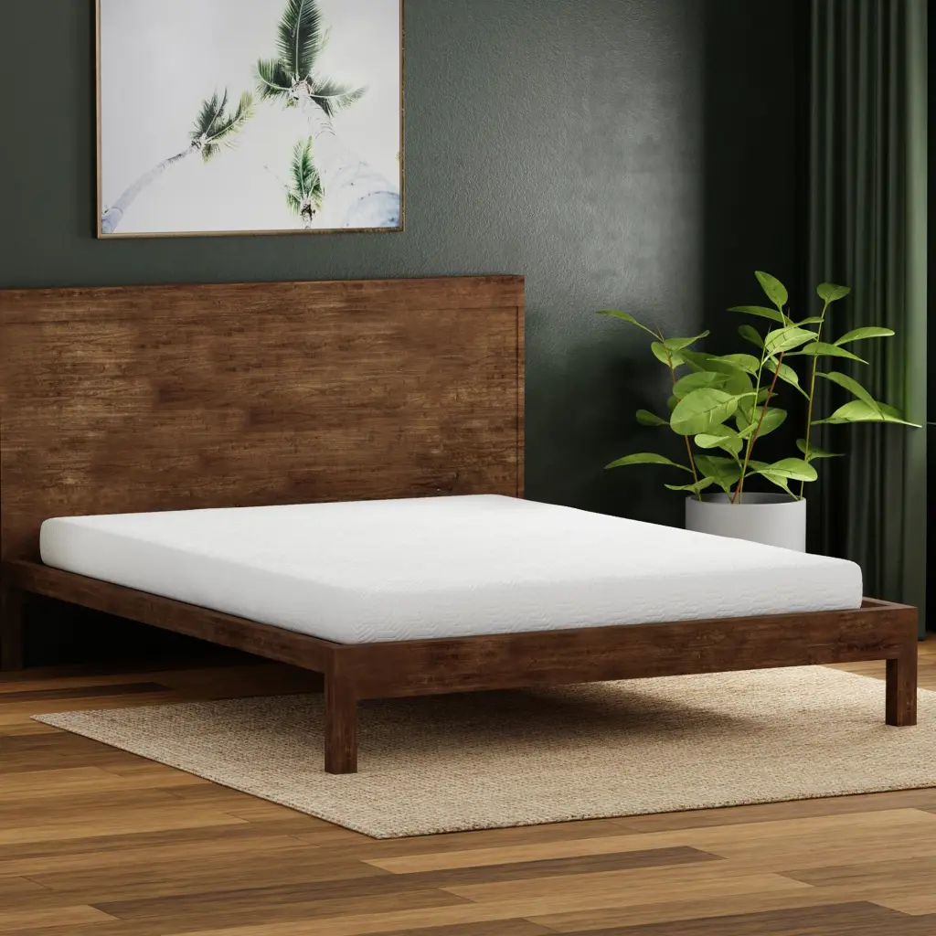 6 Inch Gel Memory Foam Mattress Twin Size White Comfort Support motiontrend