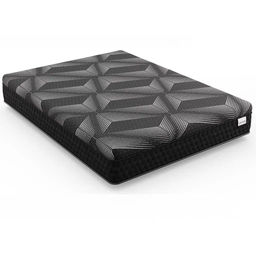 Twin XL Matrix Copper Hybrid Waterfall Top Mattress 11 Firm Feel White Polyurethane diamond mattress