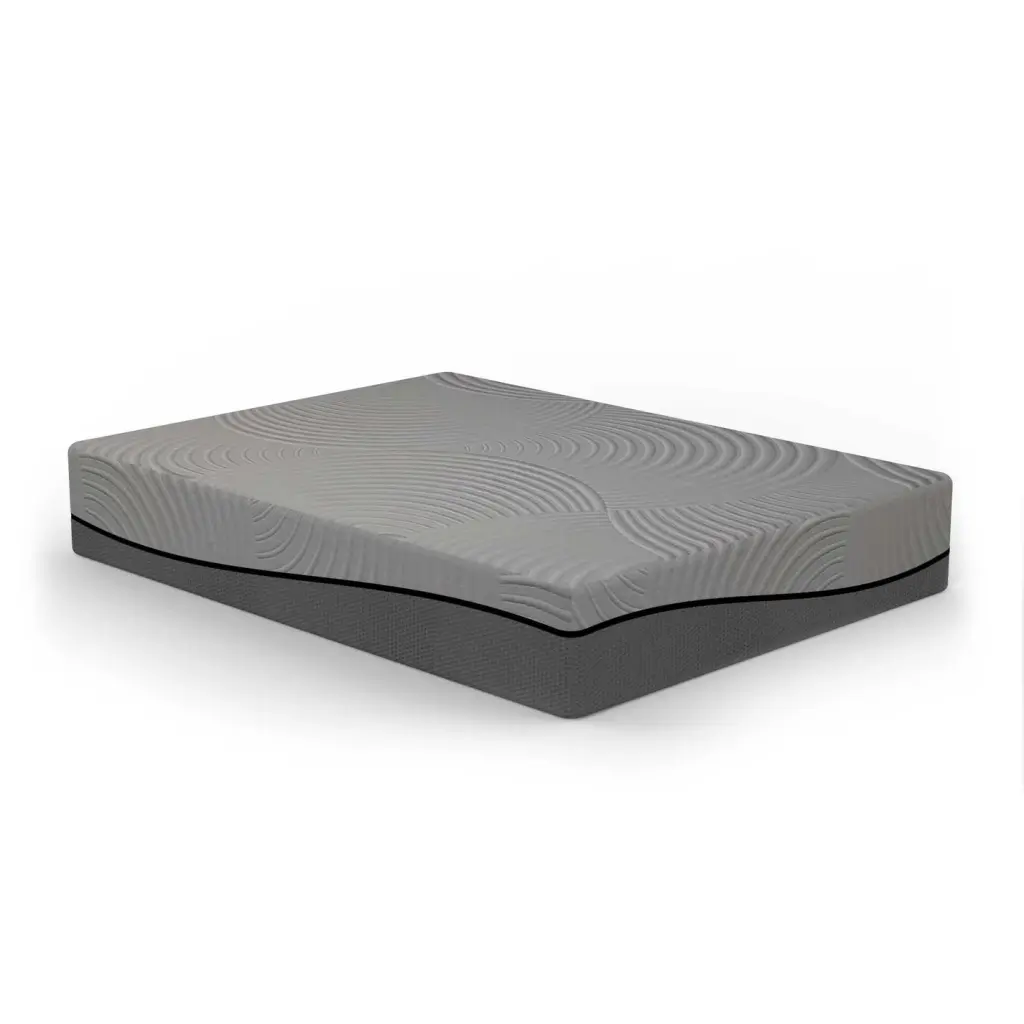 Gel Max 12 Inch Twin XL Twin XL Grey Black Foam Mattress Comfortable Bedding omne sleep
