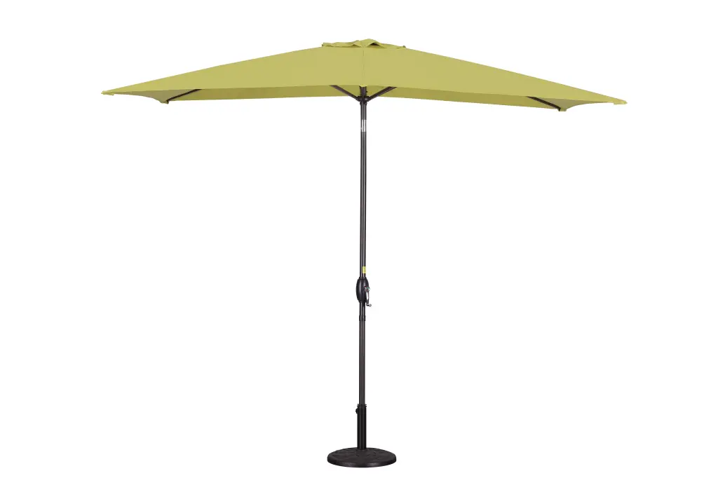 Rectangular 6.5 Ft X 10 Ft Patio Umbrella Tilt Crank And 6 Sturdy Stu tradeber
