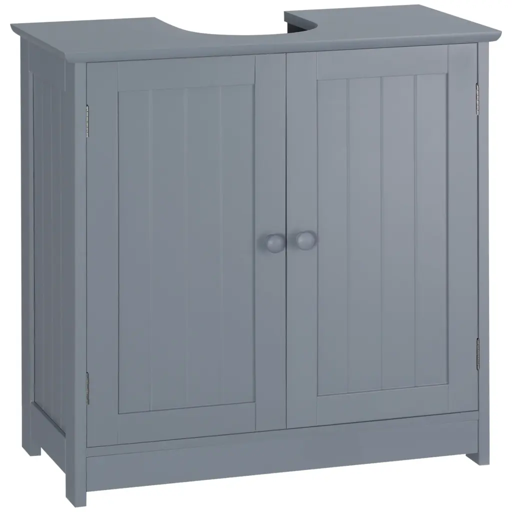 Homcom Under Sink Bathroom Cabinet 2 Doors and Shelf Pedestal Sink Storage aosom business