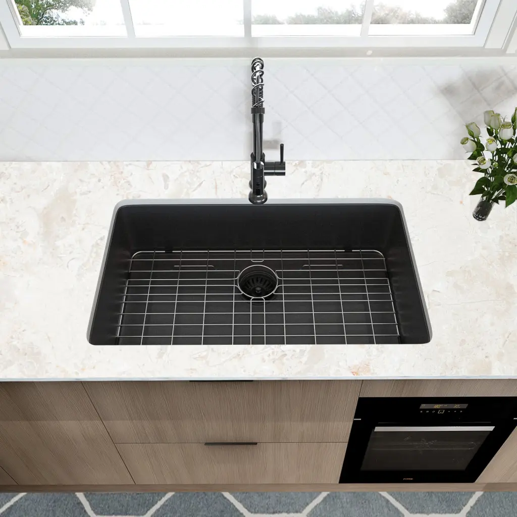 32x19 Inch Undermount Kitchen Sink 16 Gauge Stainless Steel Single Bowl alwen