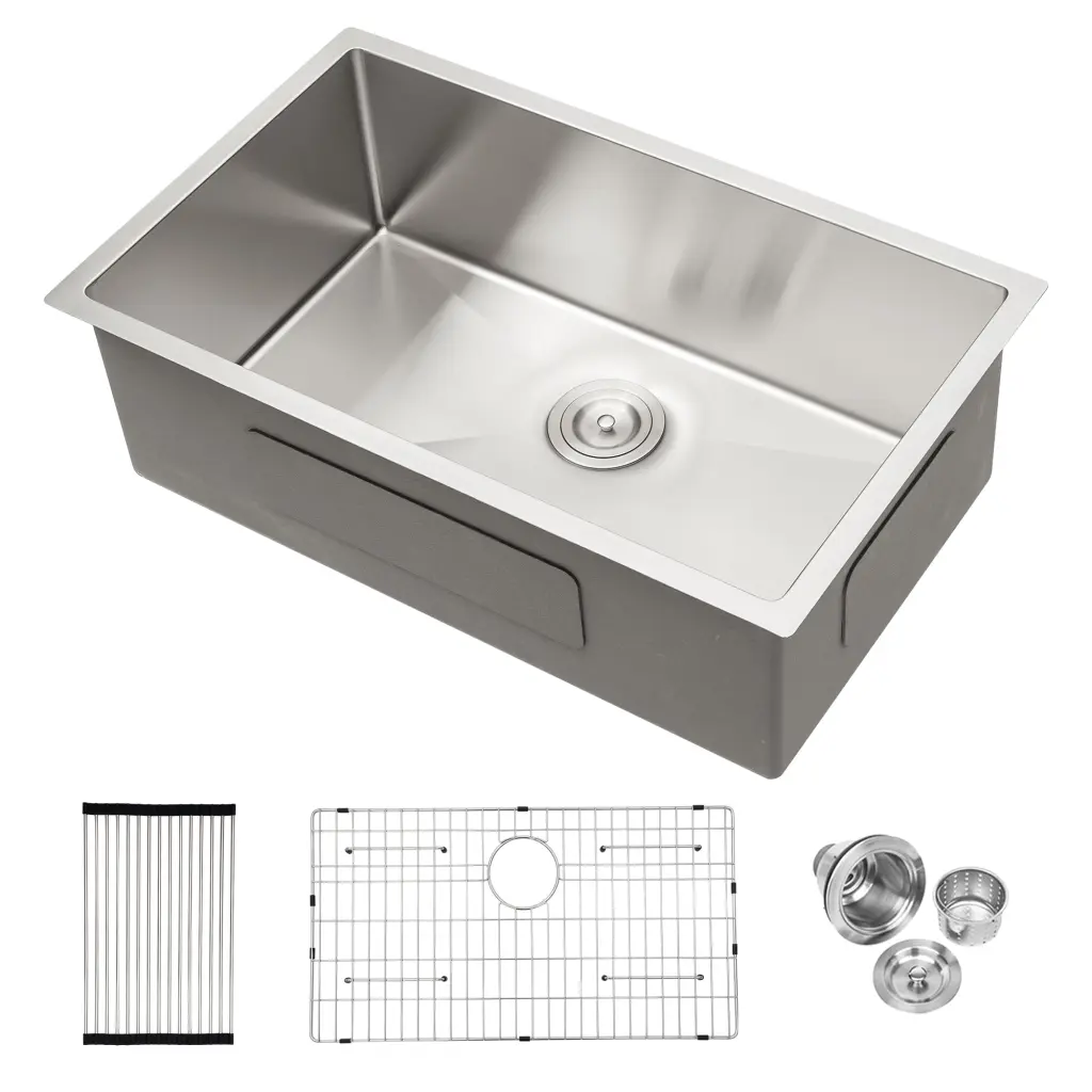 33 Inch Undermount Sink 33x19x10 Undermount Stainless Steel Kitchen Sink lordear