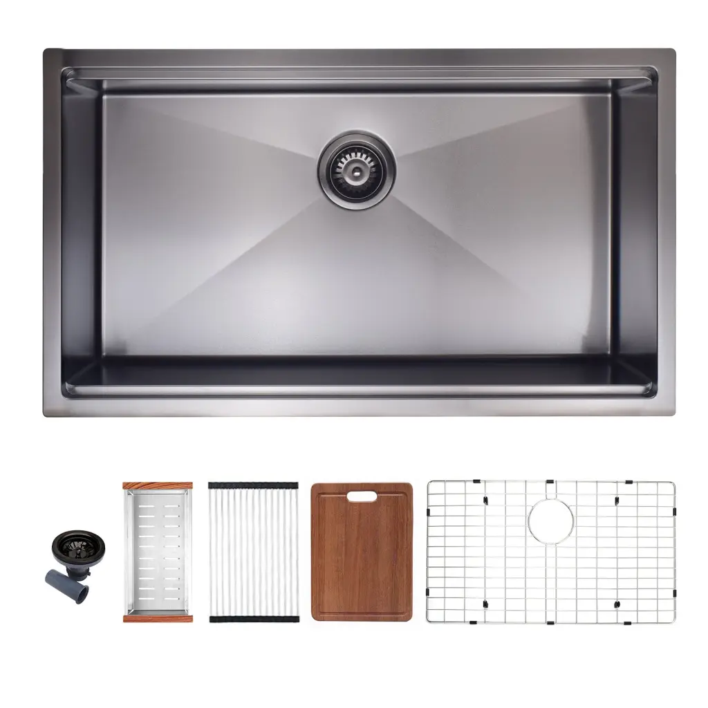 32 Inch Undermount Kitchen Sink Workstation Accessories whale