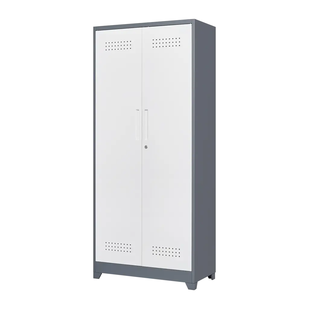 Metal Storage Cabinets Cleaning Tool Cabinet Locking Door Tall Utility Cabinet sunnyfurniture