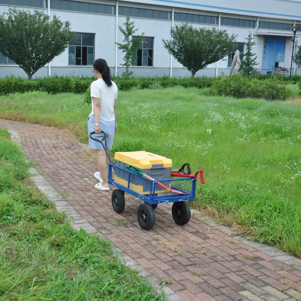 Tools Cart Wagon Garden Cart Transport Utility Cart qdxfl