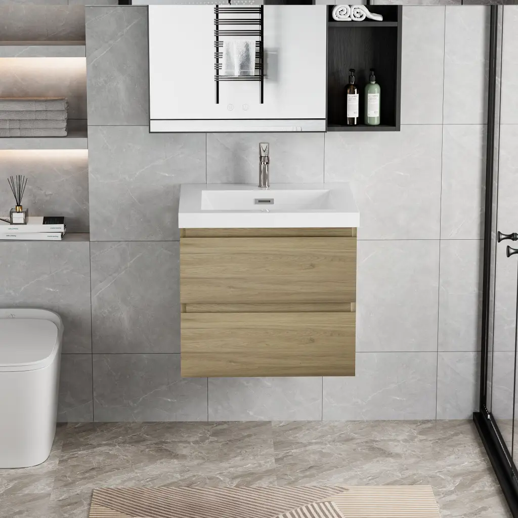 30 Inch Floating Bathroom Vanity Sink Modern Wall Mounted Design bathininc