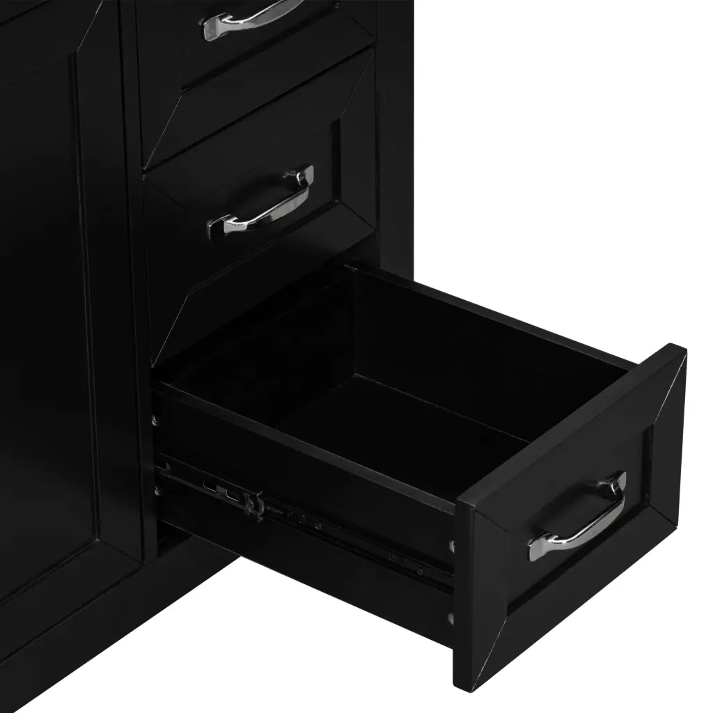 36 Inch Bathroom Vanity Sink Combo Black Bathroom Cabinet Drawers by