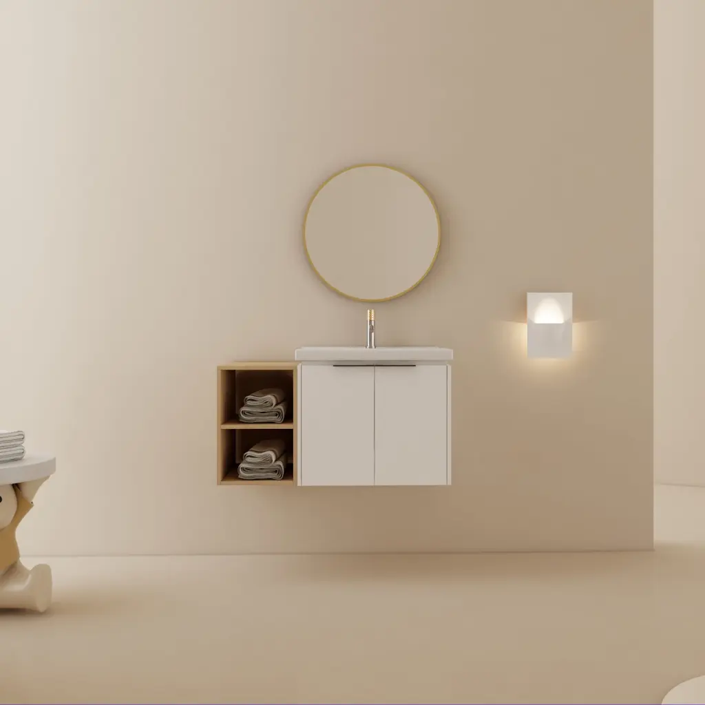 36 Inch Soft Close Doors Bathroom Vanity Sink, And Small Storage g-lemon