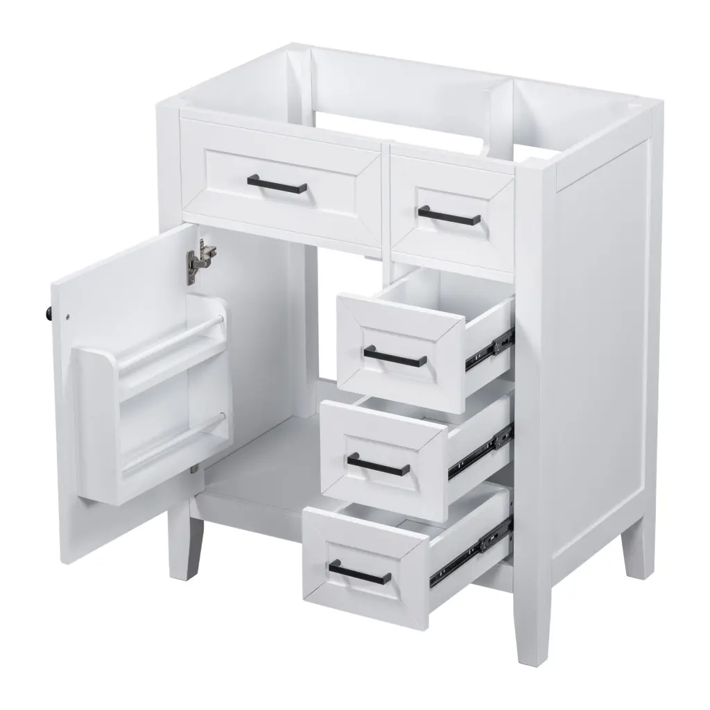 30 Inch Bathroom Vanity Without Sink Cabinet Base Only Bathroom Storage rnb