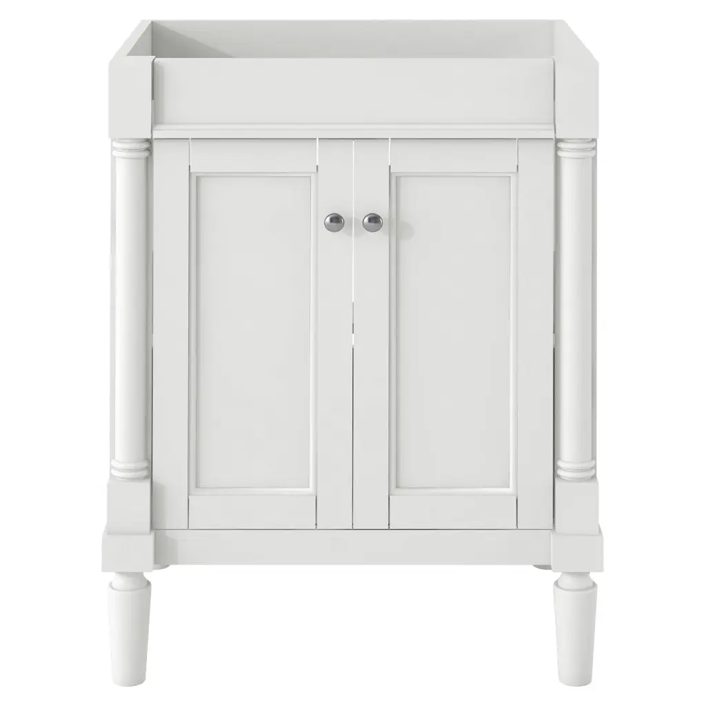 24 Inch Bathroom Vanity Without Sink 2 Tier Modern Storage Cabinet rnb